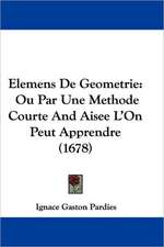 Elemens De Geometrie