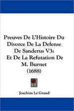 Preuves De L'Histoire Du Divorce De La Defense De Sanderus V3