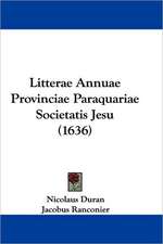 Litterae Annuae Provinciae Paraquariae Societatis Jesu (1636)