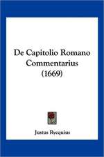 De Capitolio Romano Commentarius (1669)