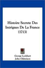 Histoire Secrete Des Intrigues De La France (1713)