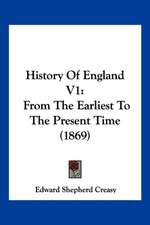 History Of England V1