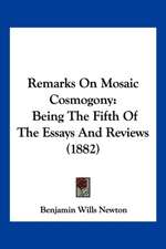 Remarks On Mosaic Cosmogony