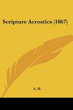 Scripture Acrostics (1867)