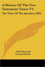 A History Of The New Testament Times V4