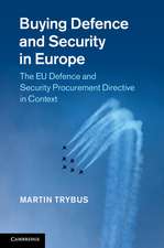 Buying Defence and Security in Europe