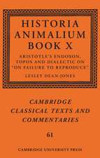 Historia Animalium Book X: Aristotle's Endoxon, Topos and Dialectic on On Failure to Reproduce