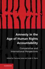 Amnesty in the Age of Human Rights Accountability: Comparative and International Perspectives