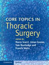 Core Topics in Thoracic Surgery