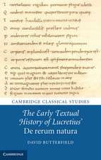 The Early Textual History of Lucretius' De rerum natura