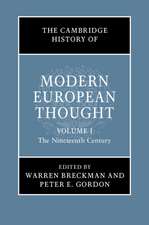 The Cambridge History of Modern European Thought: Volume 1, The Nineteenth Century