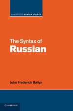 The Syntax of Russian