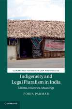 Indigeneity and Legal Pluralism in India