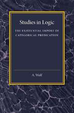 The Existential Import of Categorical Predication: Studies in Logic