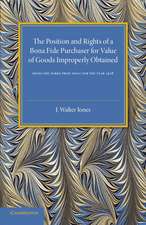 Bona Fide Purchase of Goods: The Position and Rights of a Bona Fide Purchaser for Value of Goods Improperly Obtained