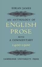 An Anthology of English Prose 1400–1900