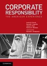 Corporate Responsibility: The American Experience