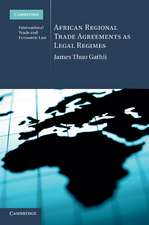 African Regional Trade Agreements as Legal Regimes