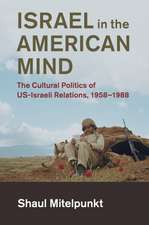 Israel in the American Mind: The Cultural Politics of US-Israeli Relations, 1958–1988