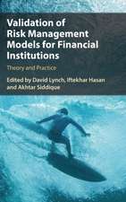 Validation of Risk Management Models for Financial Institutions: Theory and Practice