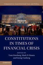 Constitutions in Times of Financial Crisis