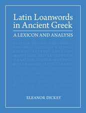 Latin Loanwords in Ancient Greek: A Lexicon and Analysis