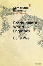 Posthumanist World Englishes