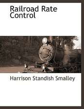 Railroad Rate Control