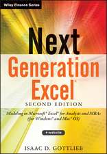 NEXT GENERATION EXCEL, Second Edition +Website – Modeling in Microsoft Excel for Analysts and MBAS (for Windows and Mac OS)