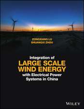 Integration of Large Scale Wind Energy with Electrical Power Systems in China