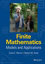 Finite Mathematics – Models and Applications