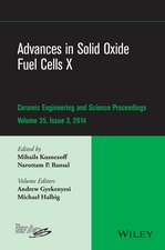 Advances in Solid Oxide Fuel Cells X – Ceramic Engineering and Science Proceedings, Volume 35 Issue 3