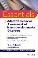 Essentials of Adaptive Behavior Assessment of Neurodevelopmental Disorders