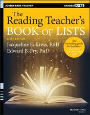 The Reading Teacher′s Book of Lists 6e