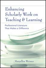 Enhancing Scholarly Work on Teaching and Learning – Professional Literature That Makes a Difference