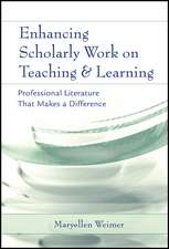 Enhancing Scholarly Work on Teaching