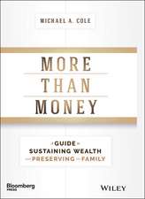 More Than Money – A Guide To Sustaining Wealth and Preserving the Family