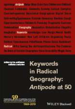 Keywords in Radical Geography – Antipode at 50