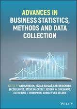 Advances in Business Statistics, Methods and Data Collection