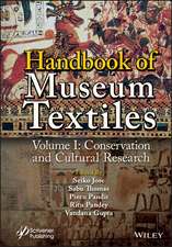 Handbook of Museum Textiles, Volume 1 – Conservation and Cultural Research