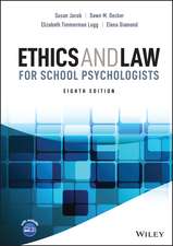 Ethics and Law for School Psychologists, Eighth Edition