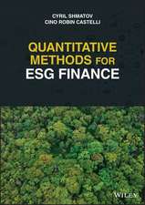 Quantitative Methods for ESG Finance