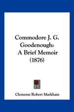 Commodore J. G. Goodenough