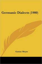 Germanic Dialects (1900)