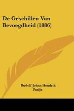 De Geschillen Van Bevoegdheid (1886)