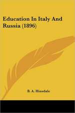 Education In Italy And Russia (1896)