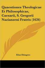 Quaestiones Theologicae Et Philosophicae, Caesarii, S. Gregorii Nazianzeni Fratris (1626)