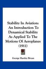 Stability In Aviation