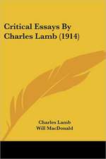 Critical Essays By Charles Lamb (1914)