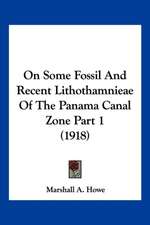 On Some Fossil And Recent Lithothamnieae Of The Panama Canal Zone Part 1 (1918)